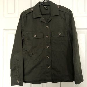 Army Green light jacket, size M